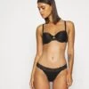 Anna Field 10Pp Cotton And Lace Thong - String - Black -Dames Kledings Winkel ce3cb3f6f42d4184812d7502c0c7e48c