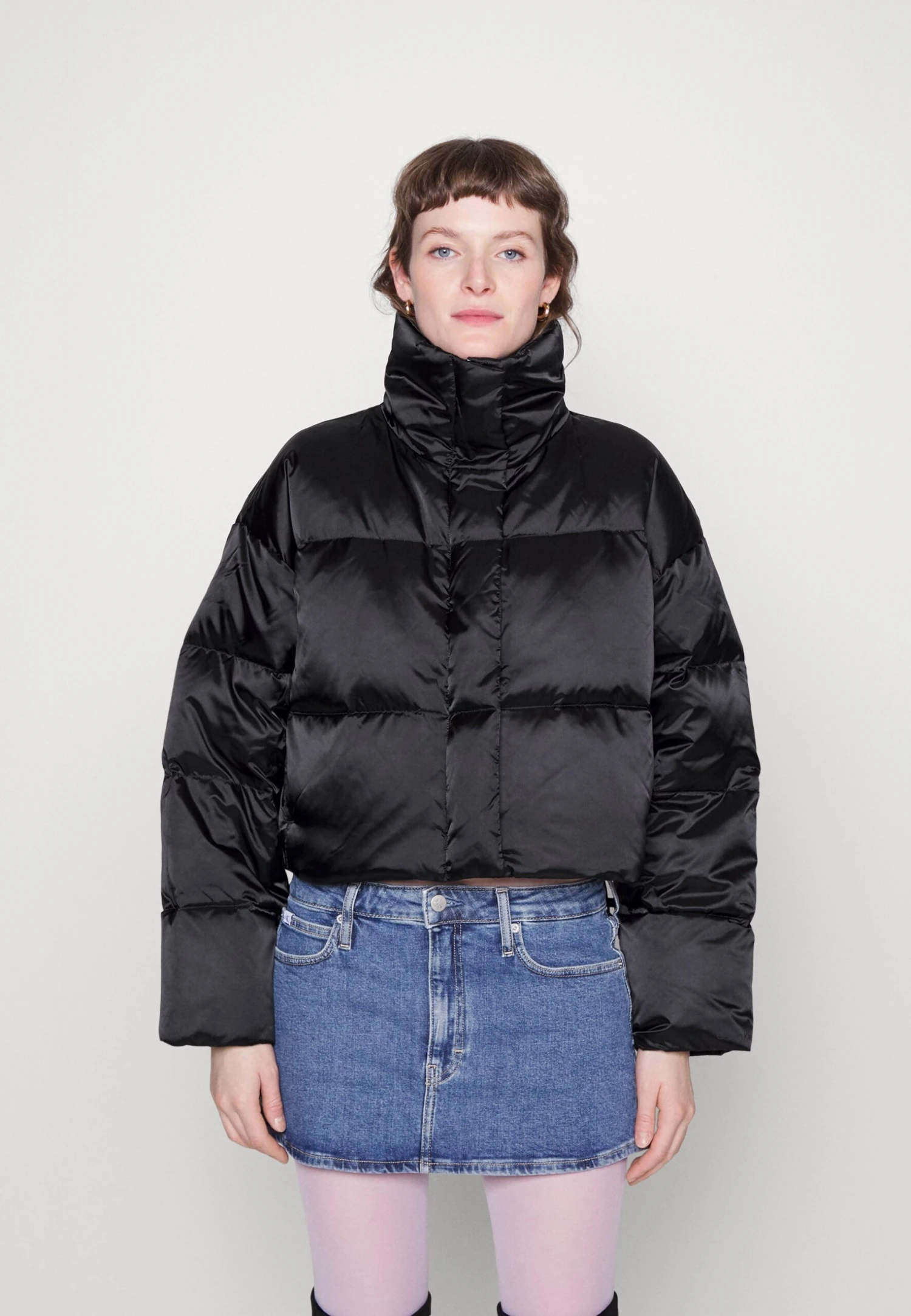 Calvin Klein Shine Puffer Down Coat - Gewatteerde Jas - Black 3 Calvin Klein Shine Puffer Down Coat - Gewatteerde Jas - Black