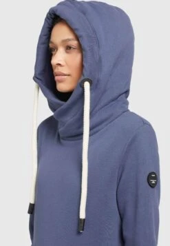 Khujo Rhabea - Hoodie - Dunkelblau -Dames Kledings Winkel d1b56d10ab594fb39a560696a5ee0108