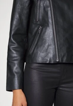 Mos Mosh Cami Leather Jacket - Leren Jas - Black -Dames Kledings Winkel d4e18764c8524954ac2b7ca4231af8b9