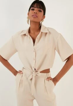 LELA Regular Fit - Overhemdblouse - Stone 11 LELA Regular Fit - Overhemdblouse - Stone -Dames Kledings Winkel d67a210e9a0242fcaf535070921a6a90