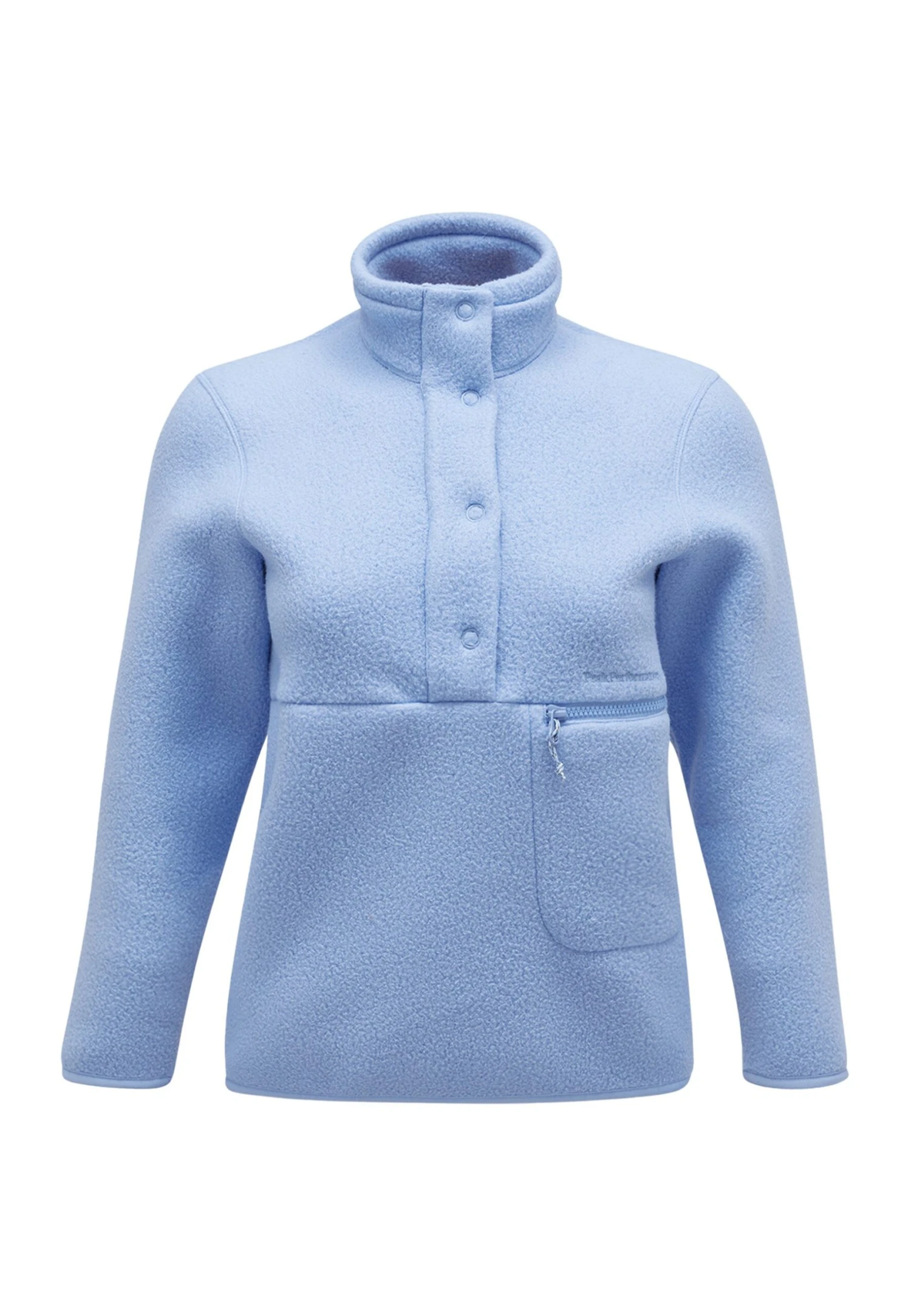 Peak Performance W Fleece Snap T-Neck - Fleece Trui - Hellblau 3 Peak Performance W Fleece Snap T-Neck - Fleece Trui - Hellblau