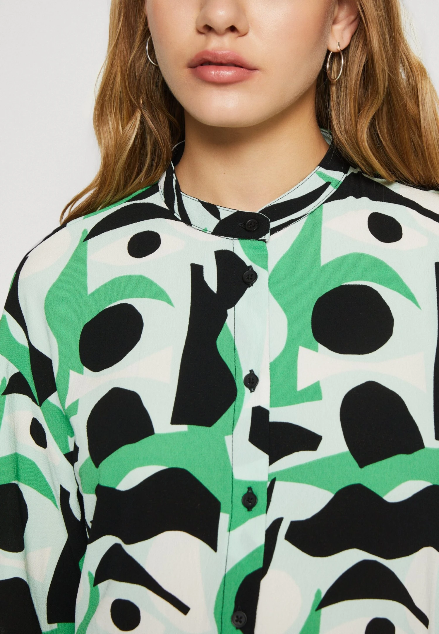 Monki Blousejurk - Green Lisendna 8 Monki Blousejurk - Green Lisendna - Afbeelding 6