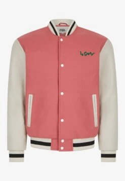 Lamar Varsity Jacket Unisex - Imitatieleren Jas - Coral -Dames Kledings Winkel dbaf6ce405c94beb84fbf4f1fadae289