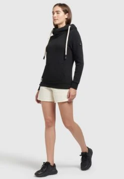 Khujo Rhabea - Hoodie - Schwarz -Dames Kledings Winkel e1ec46cf026b4a67b1756ea6b2779941