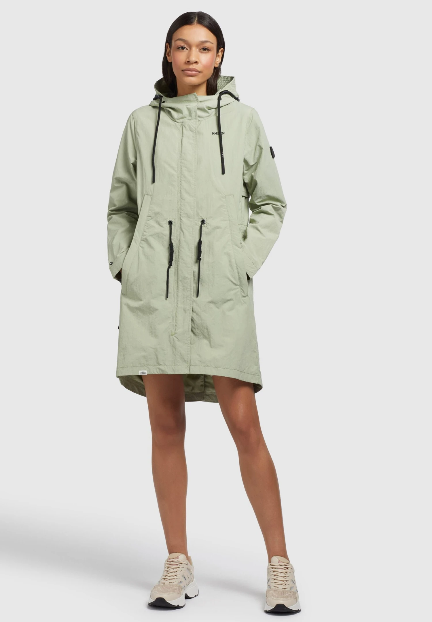 Khujo Adda - Halflange Jas - Blassgrün 4 Khujo Adda - Halflange Jas - Blassgrün - Afbeelding 2