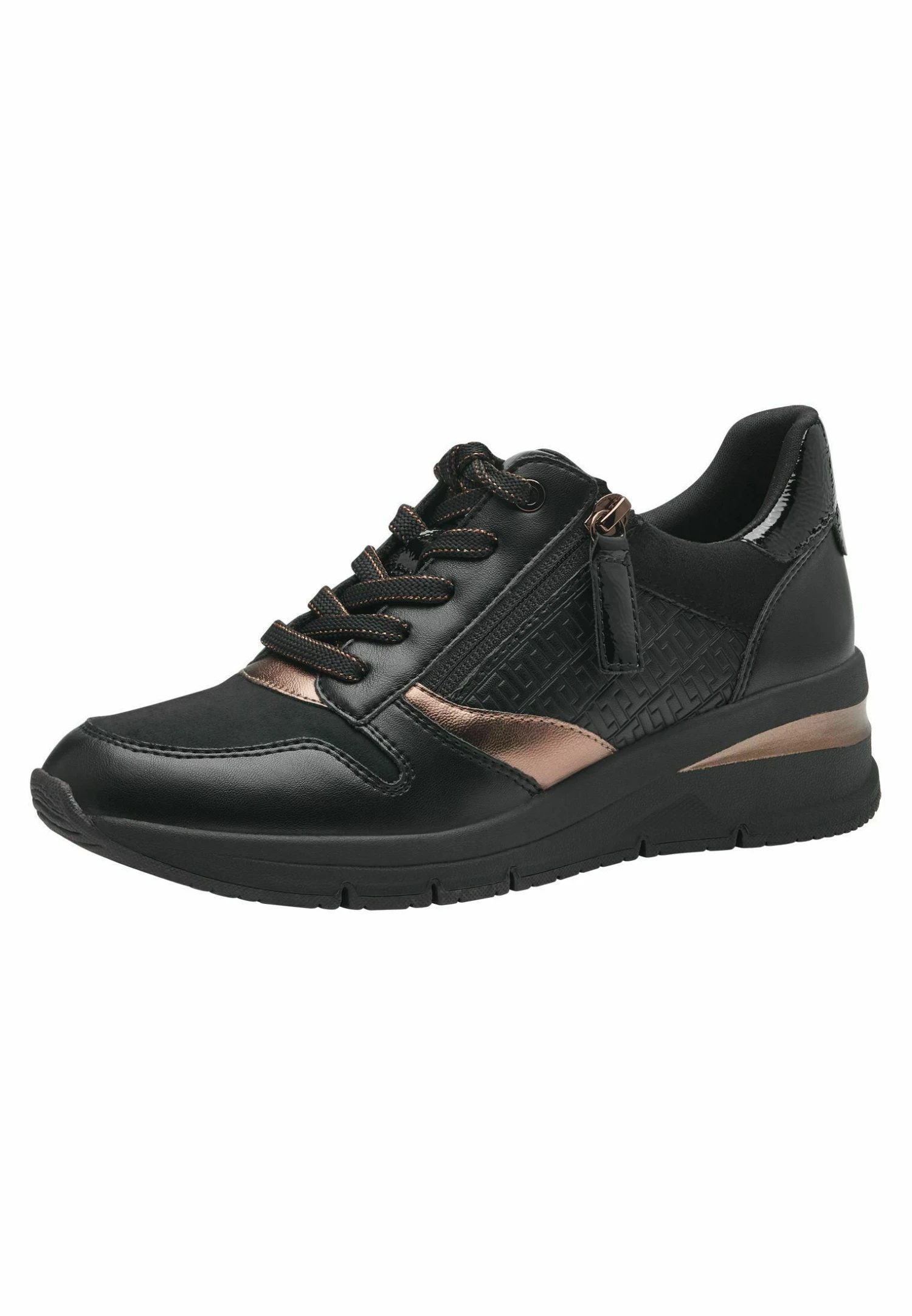 Tamaris Sneakers Laag - Black Copper 4 Tamaris Sneakers Laag - Black Copper - Afbeelding 2