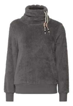 OXMO Oxanniki - Fleece Trui - Grey -Dames Kledings Winkel e80ea954e5da45d3a98dcb902f528315