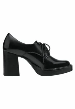 Tamaris Trotteur - Veterpumps - Black -Dames Kledings Winkel e8e7647027a04f60a9e4ffec3fcf781d