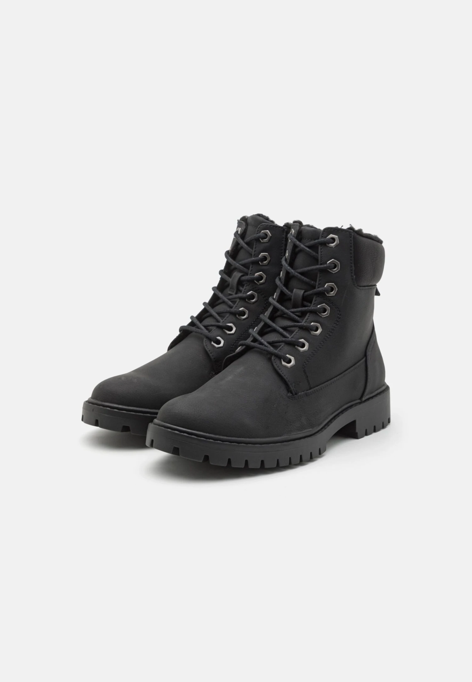 Pier One Unisex - Veterboots - Black 4 Pier One Unisex - Veterboots - Black - Afbeelding 2