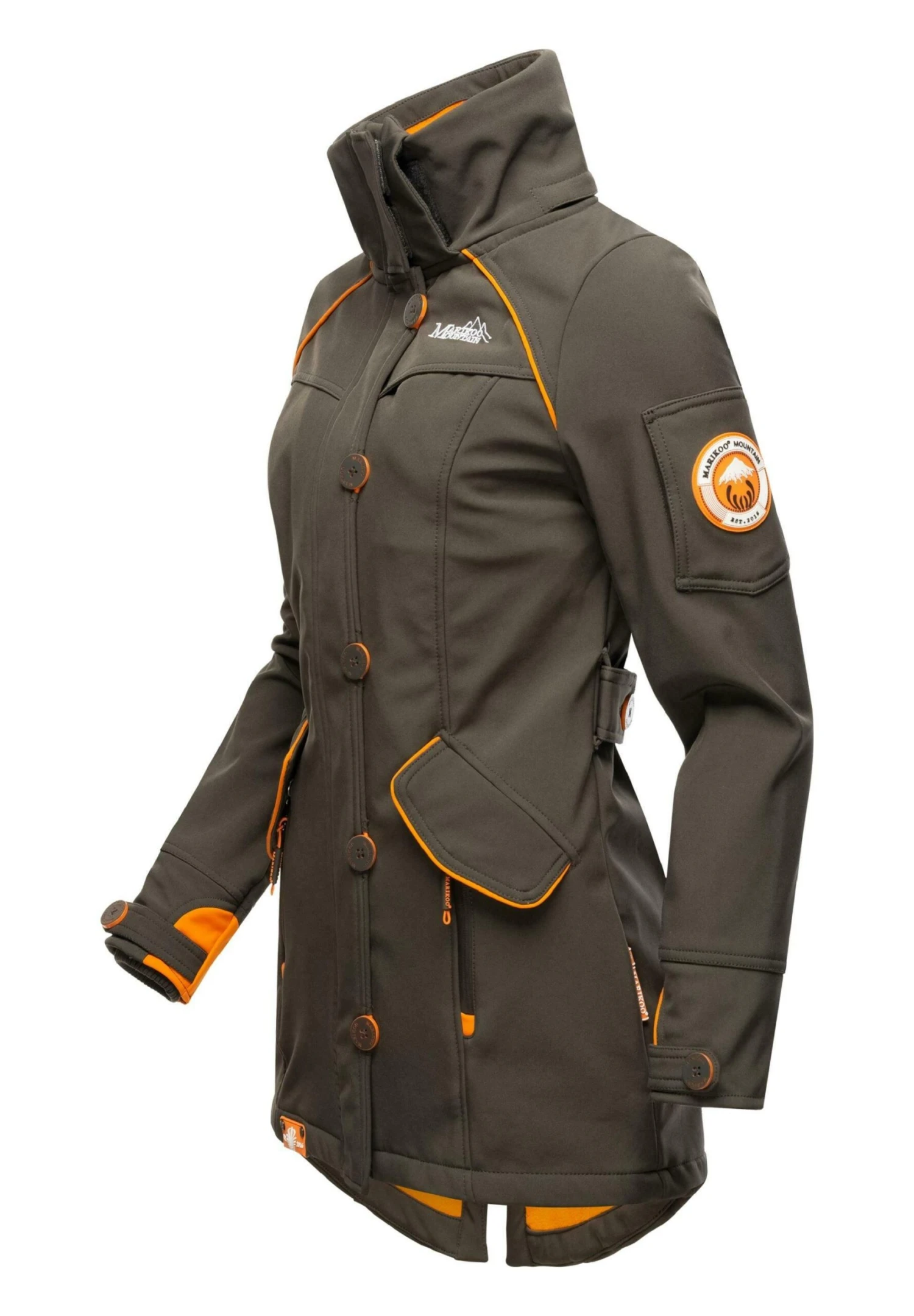 Marikoo Soulinaa - Parka - Dark Grey 7 Marikoo Soulinaa - Parka - Dark Grey - Afbeelding 5