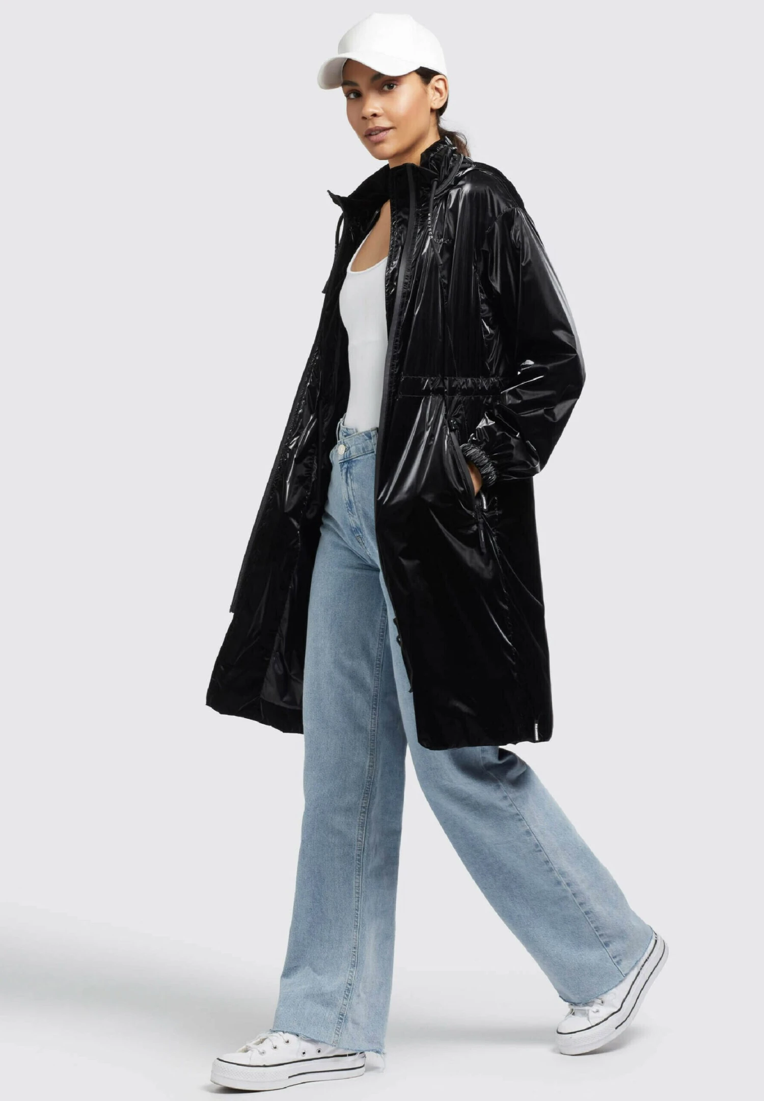 Khujo Marthe - Regenjas - Schwarz 6 Khujo Marthe - Regenjas - Schwarz - Afbeelding 4