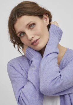 Vila Viril Long Cardigan - Vest - Sweet Lavender -Dames Kledings Winkel f2781c02db1346f29deb8ae2cd5f8768