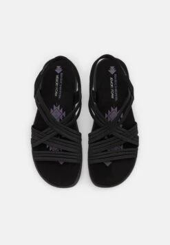 Skechers Reggae Slim Fit - Sandalen - Black Gore -Dames Kledings Winkel f467279b442a468182134367ad21ef77