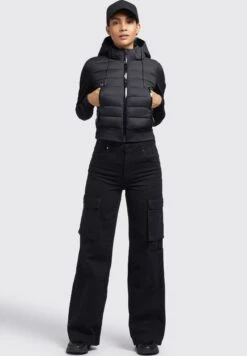 Khujo Dalis Matt - Jas - Schwarz -Dames Kledings Winkel fad8909976fa44aeaa7859200e95e3d2