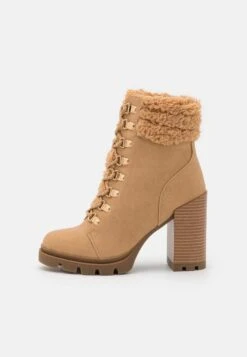 Anna Field Leather - Veterboots - Beige -Dames Kledings Winkel faf0c2c9734846ee82a9ef10f55a33b2